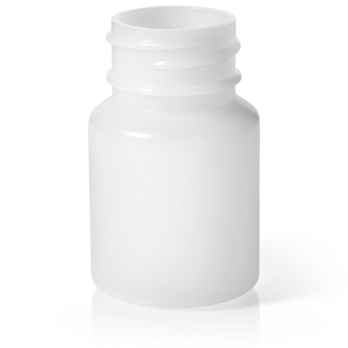 30cc natural HDPE packer bottle