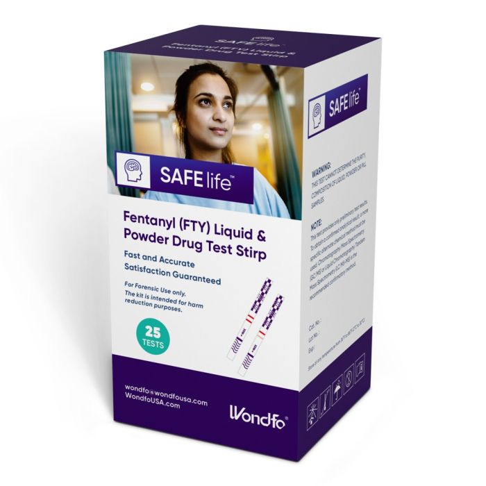 SAFElife™ Fentanyl (FTY) Liquid & Powder Drug Test Strip