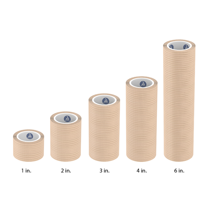 Self-Adherent Wrap, Latex-Free, Green, 4 in x 5 yd, Case of 18, width line-up