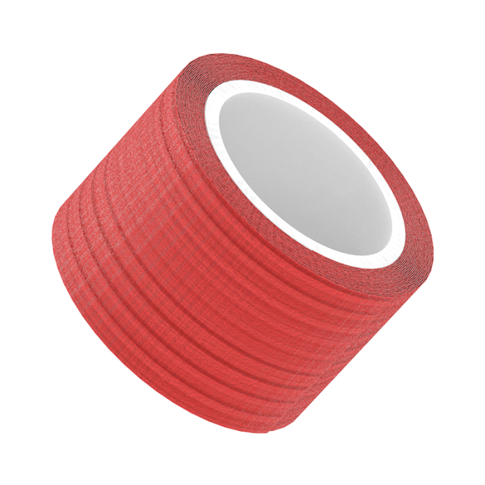 Self-Adherent Wrap, Red, 1 in x 5 yd, Contains Latex, Case of 30, roll