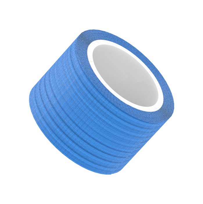 Self-Adherent Wrap, Dark Blue, 1 in x 5 yd, Contains Latex, Case of 30, roll
