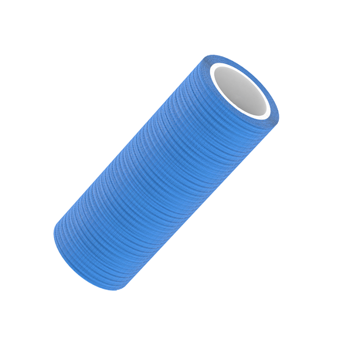 Self-Adherent Wrap, Dark Blue, 4 in x 5 yd, Contains Latex, Case of 18, roll