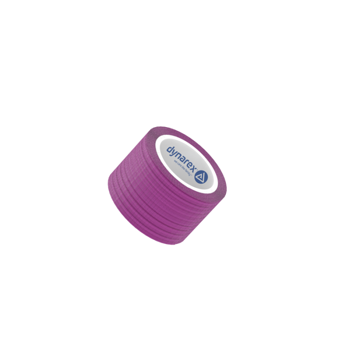 Self-Adherent Wrap, Purple, 1 in x 5 yd, Contains Latex, Case of 30, roll