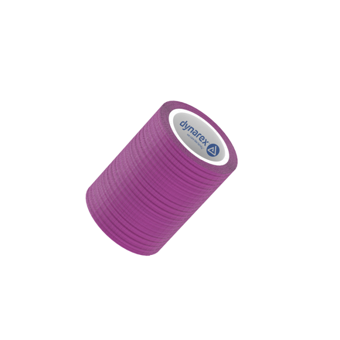 Self-Adherent Wrap, Purple, 2 in x 5 yd, Contains Latex, Case of 36, roll