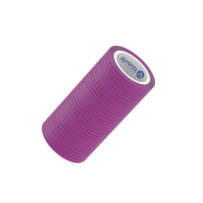 Self-Adherent Wrap, Purple, 3 in x 5 yd, Contains Latex, Case of 24, roll