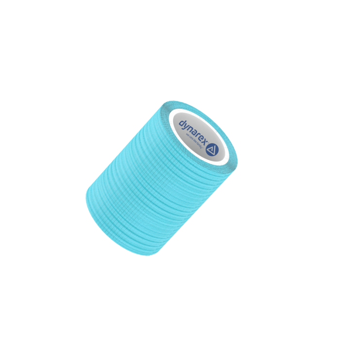 Self-Adherent Wrap, Light Blue, 2 in x 5 yd, Contains Latex, Case of 36, roll