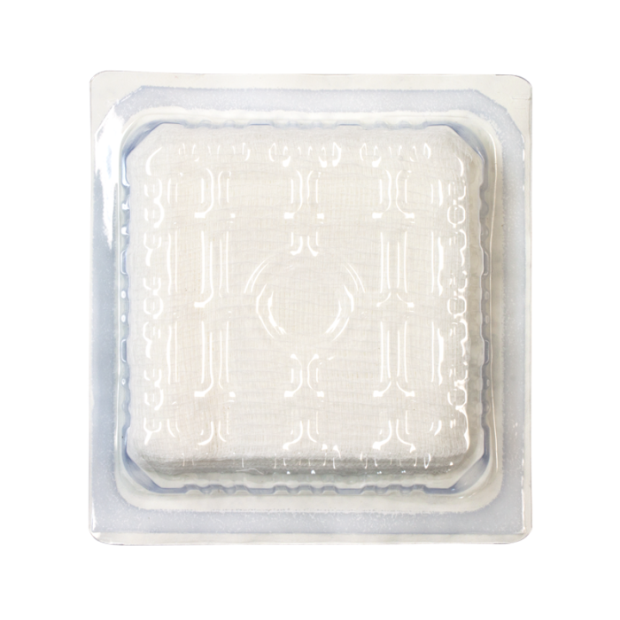 Gauze Sponges, Sterile, 4 x 4 in, 12 Ply, Trays of 10, Case of 128, sponge, back