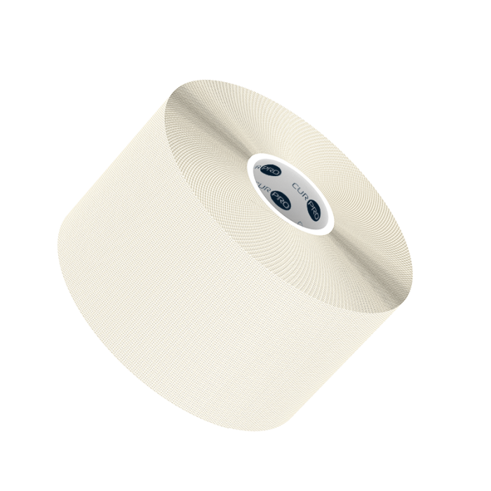 Athletic Tape, 2 in x 15 yd, Case of 24, roll, angle