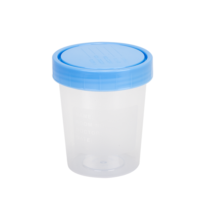 4oz Specimen Container, Non-Sterile, Bulk, angle
