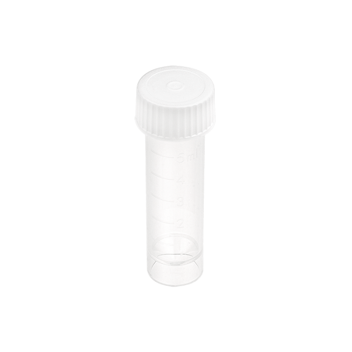 5mL Self-Standing Transport Tube with Screwcap, angle