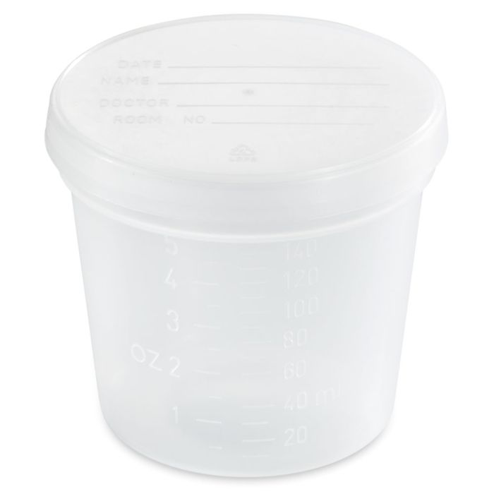 Globe Scientific 5oz Specimen Container, Non-Sterile