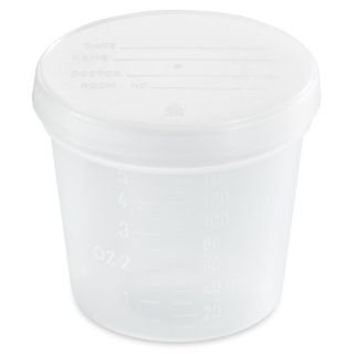 Globe Scientific 5oz Specimen Container, Non-Sterile
