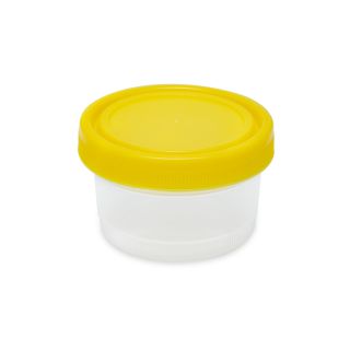 Globe Scientific 500mL Histology Specimen Container, Yellow Cap, Non-Sterile