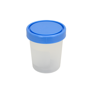 100mL Specimen Container, Non-Sterile, angle