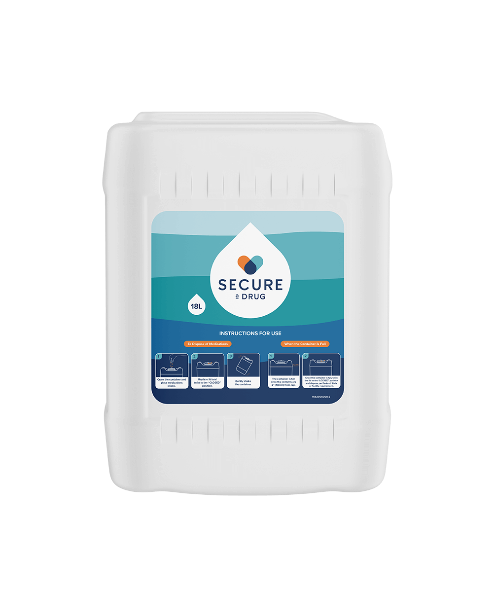 Secure-A-Drug 18L container